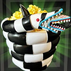Brand New Beetlejuice Sandworm Regal Exclusive Popcorn Bucket.